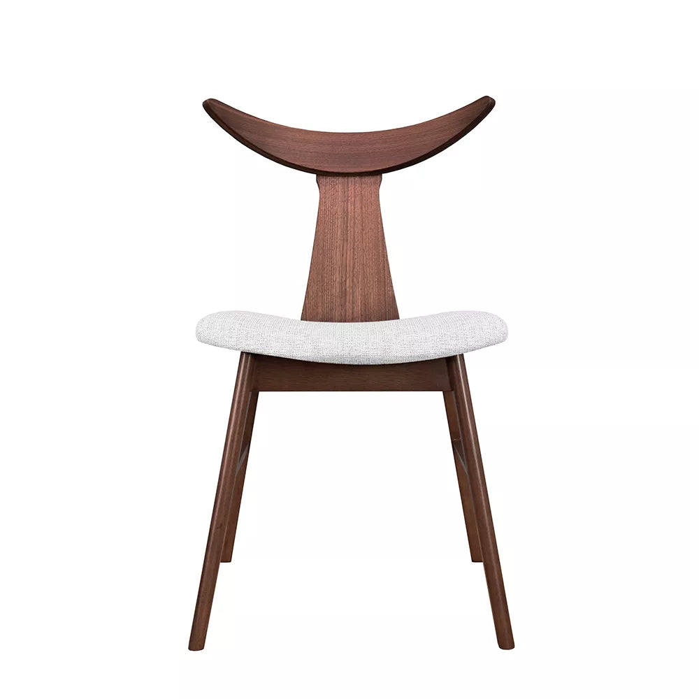 Medinė kėdė Henrico, riešuto pilka