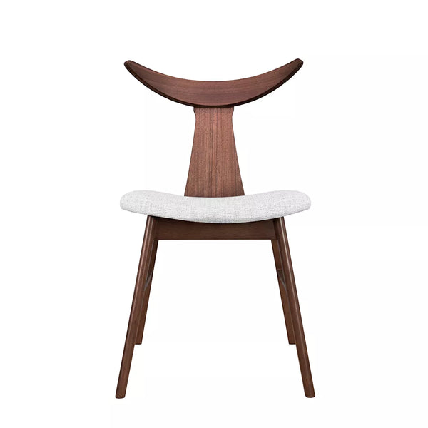 Medinė kėdė Henrico, riešuto pilka