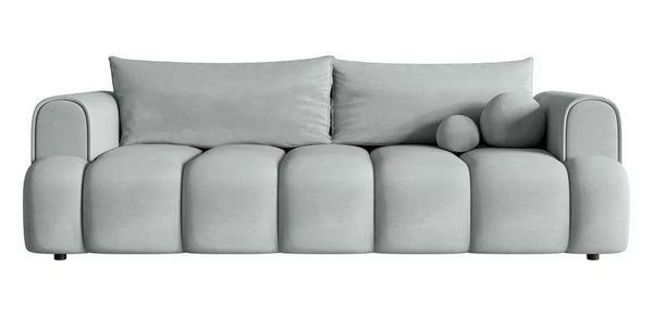 Trivietė sofa Dandelino, šviesiai pilka