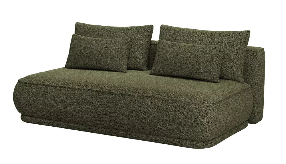 Trivietė sofa Leanno, alyvuogių spalva