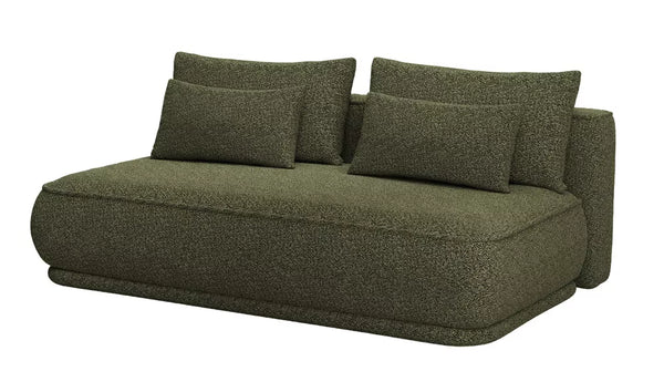 Trivietė sofa Leanno, alyvuogių spalva