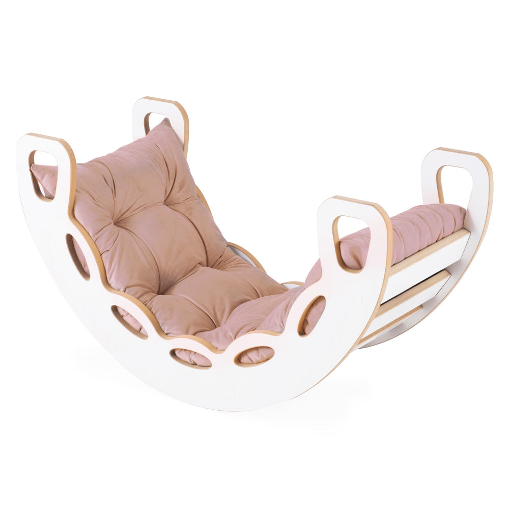 Supynės Plush Nest, smėlio, velvetas, 4in1