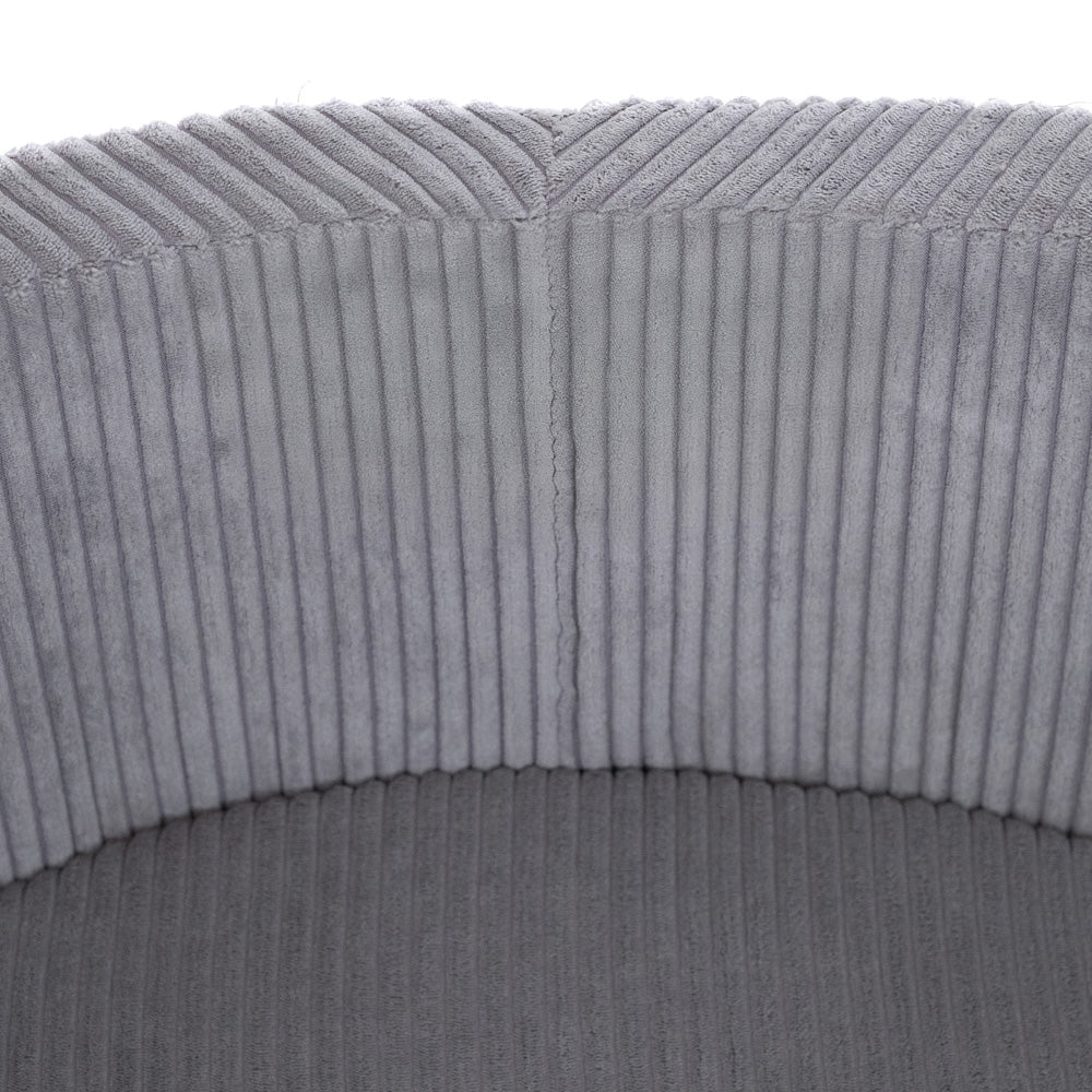 Kamuoliukų baseinas Plush Nest 90×30 cm, pilka, storas velvetas