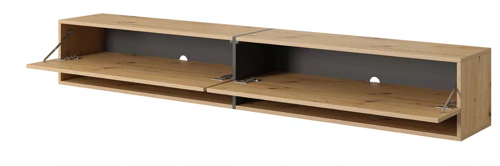 TV spintelė Mirrgo, artisan ąžuolo