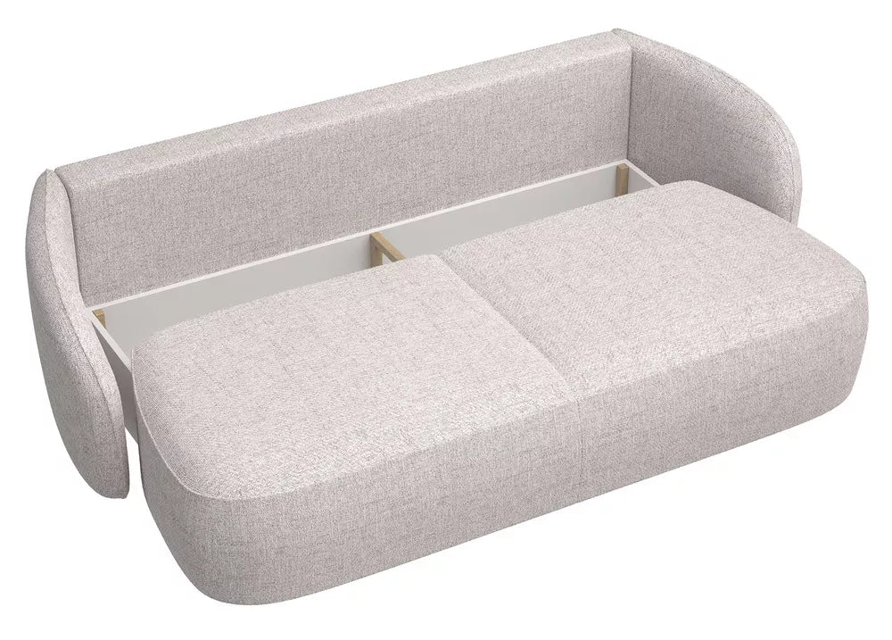 Trivietė sofa Savoy, šviesiai smėlinė
