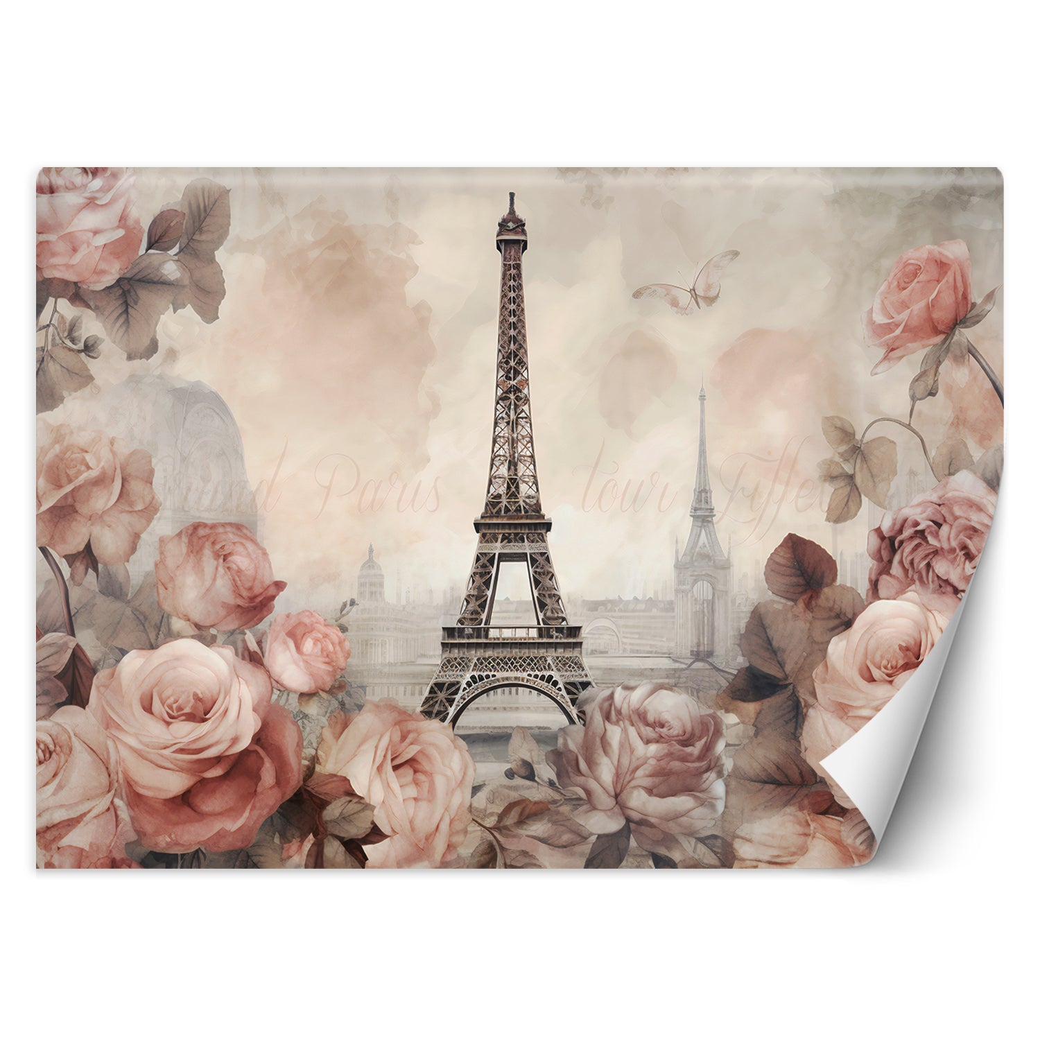 Fototapetai, Shabby Chic Eifelio bokštas