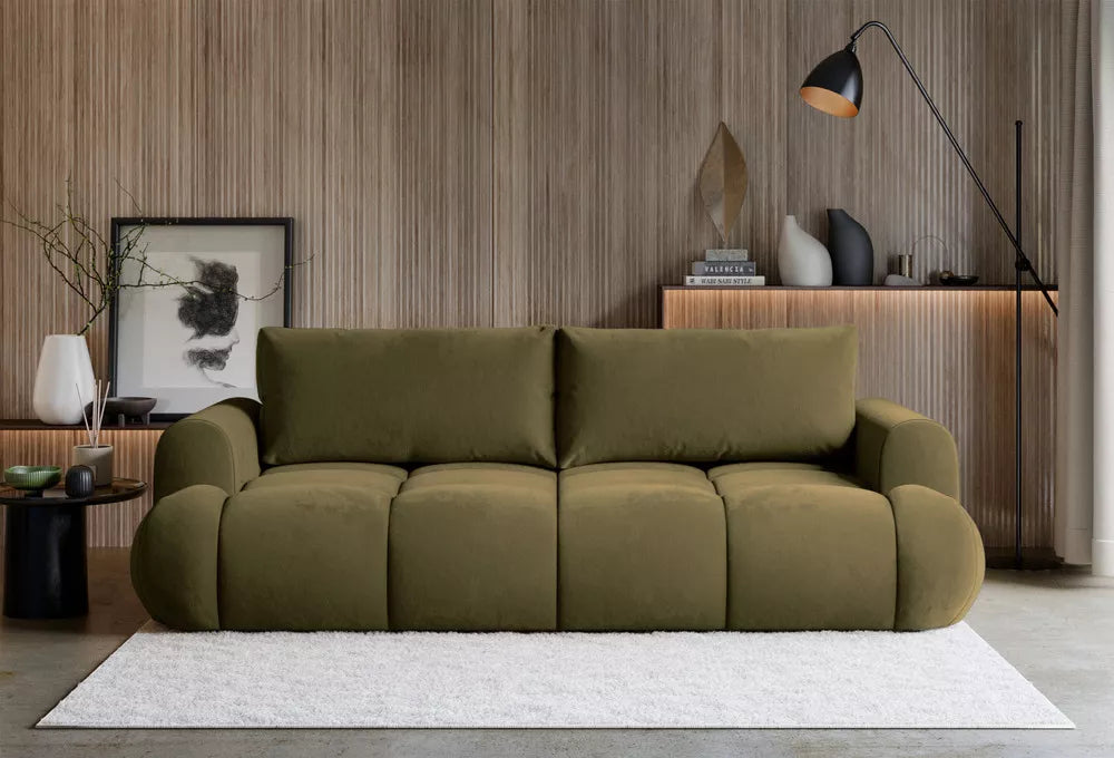 Trivietė sofa Ombo Doce, alyvinė