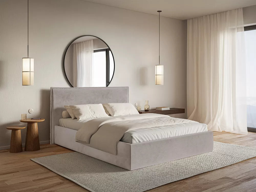 Lova Softie Slim, rudai pilka, 140x200 cm