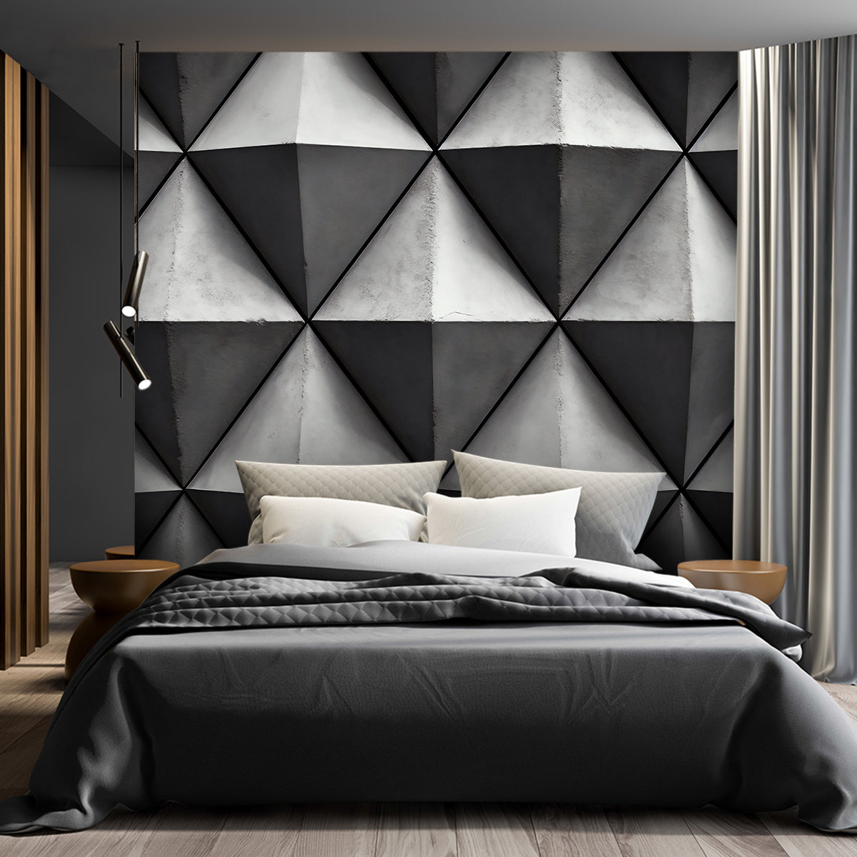 Fototapetai, Geometriniai trikampiai 3D
