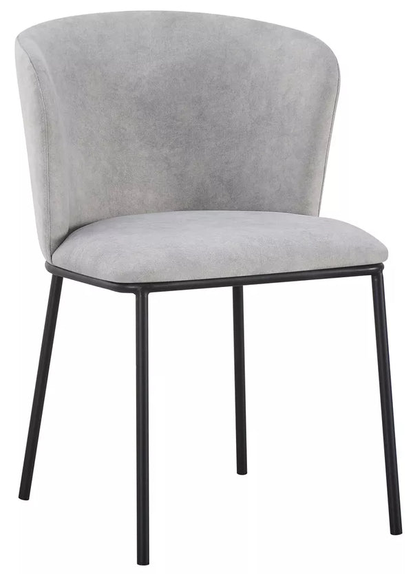 Minkšta kėdė Carble, šviesiai pilka