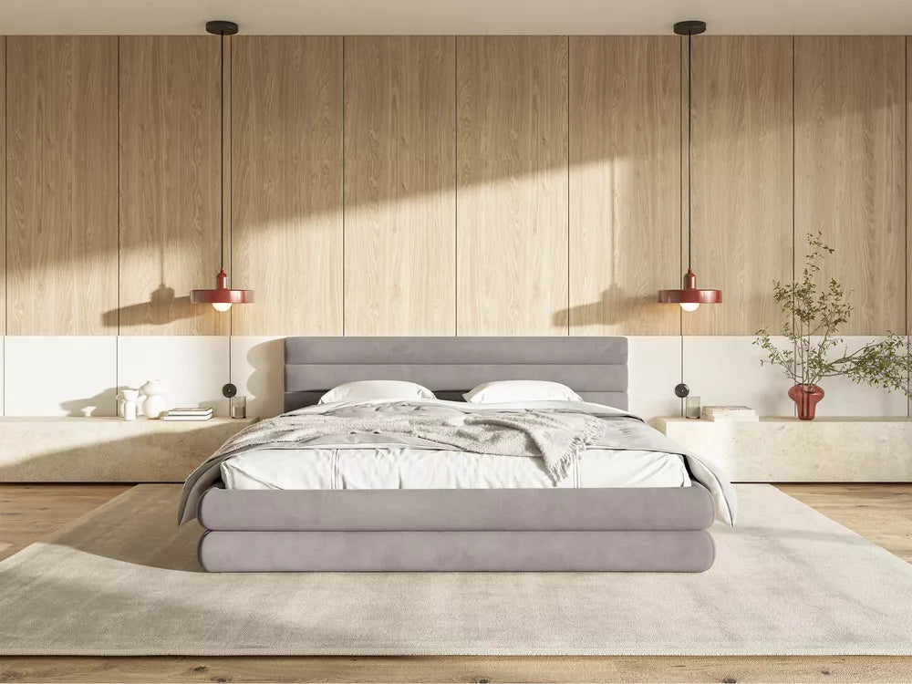 Lova Alegre, šviesiai pilka, 140x200 cm