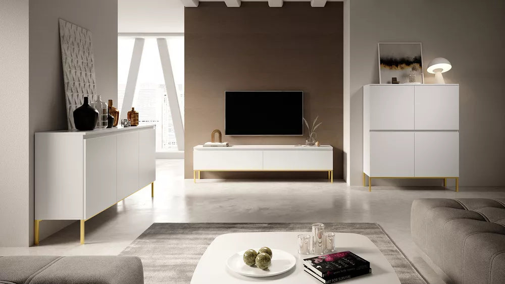 TV spintelė Bemmi, balta