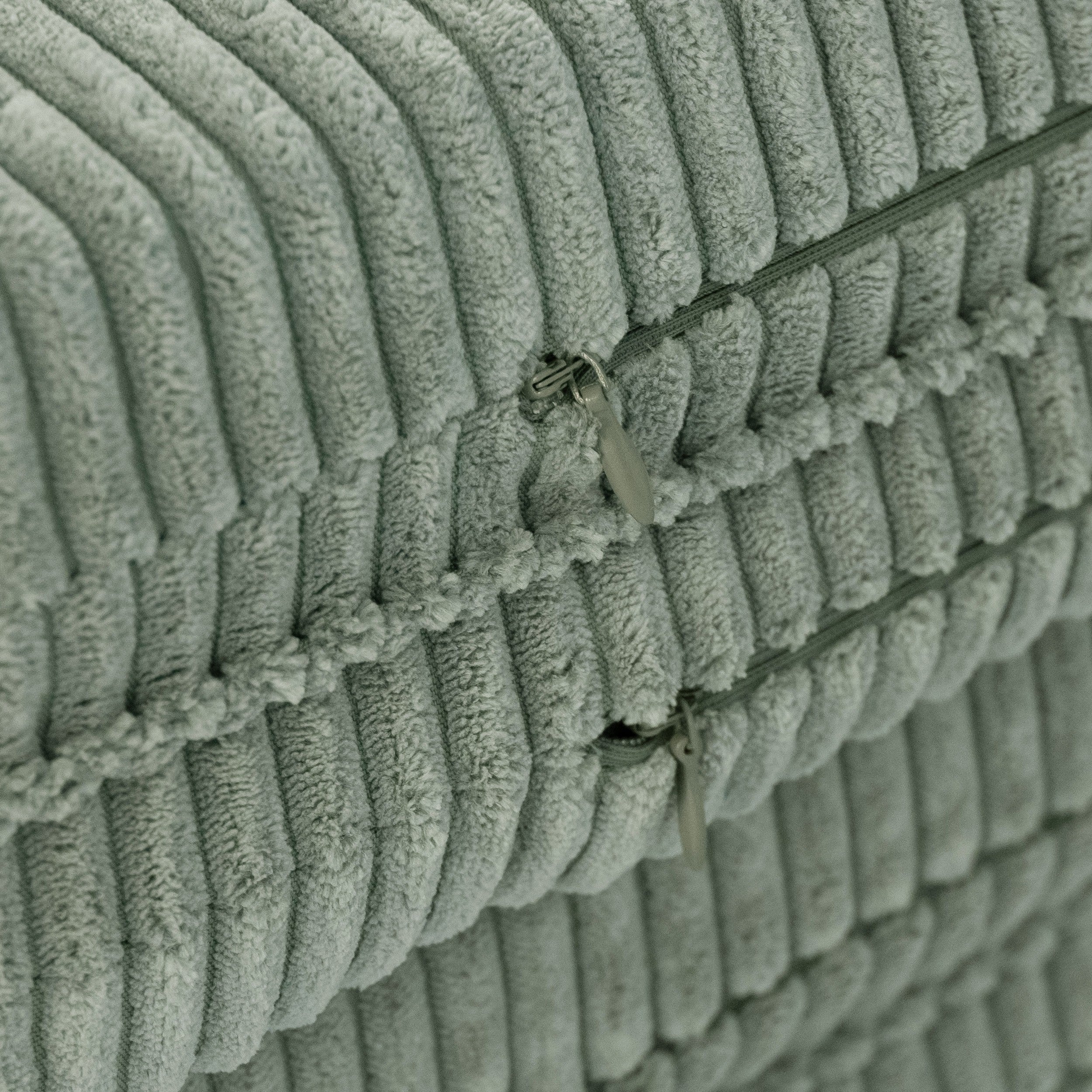 Gėlės formos kilimėlis Plush Nest 115×115×5 cm, žalia, premium velvetas