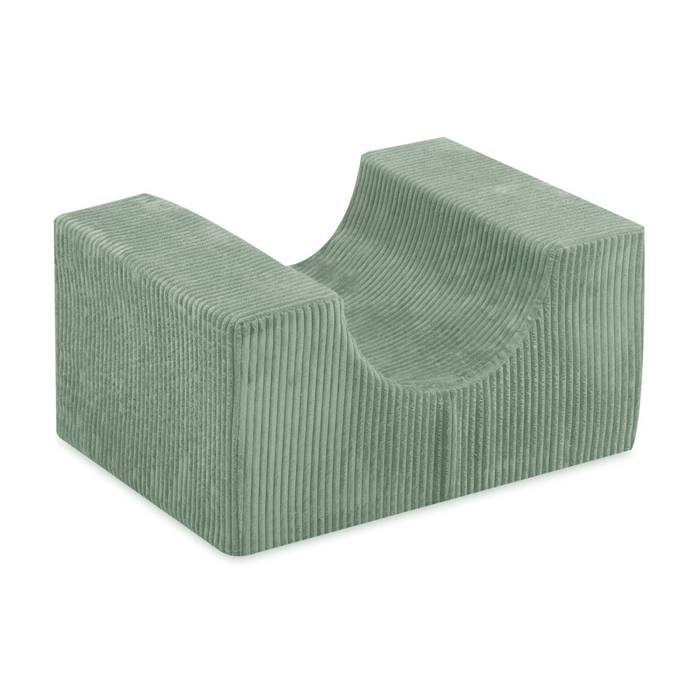 Žaidimų pilis Plush Nest, žalia, premium velvetas, 150 kamuoliukų