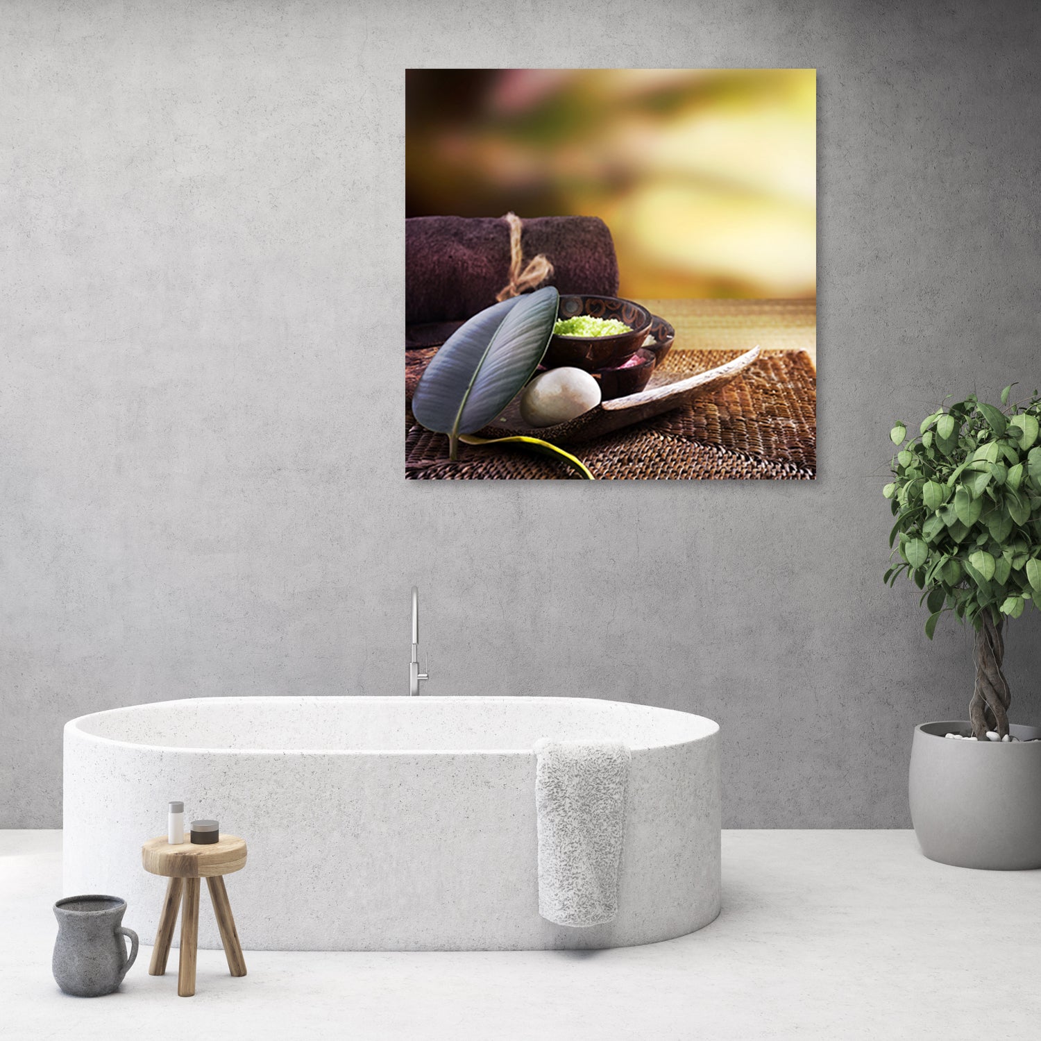 Paveikslas Ant Drobės, Zen SPA lapai