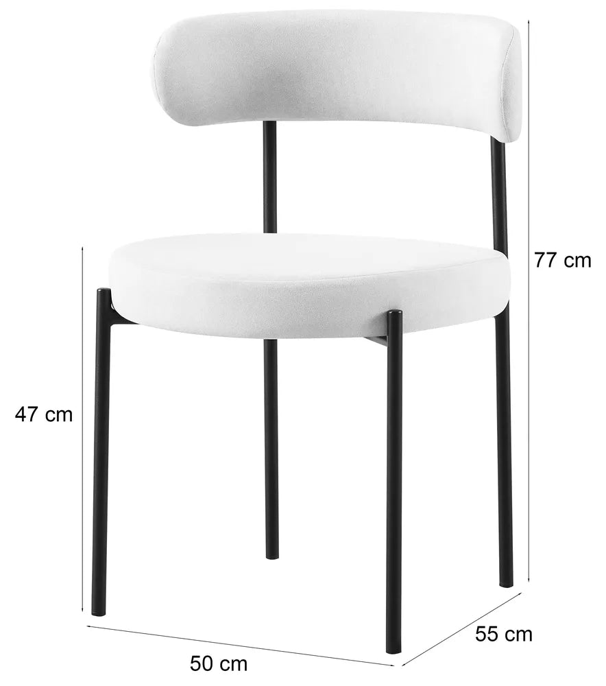 Minkšta kėdė Femiss, tamsiai smėlinė