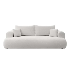 Trivietė sofa-lova Ovo, šviesiai pilka