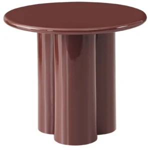 Loccoli Staliukas, apvalus, 60 cm, bordo, blizgus