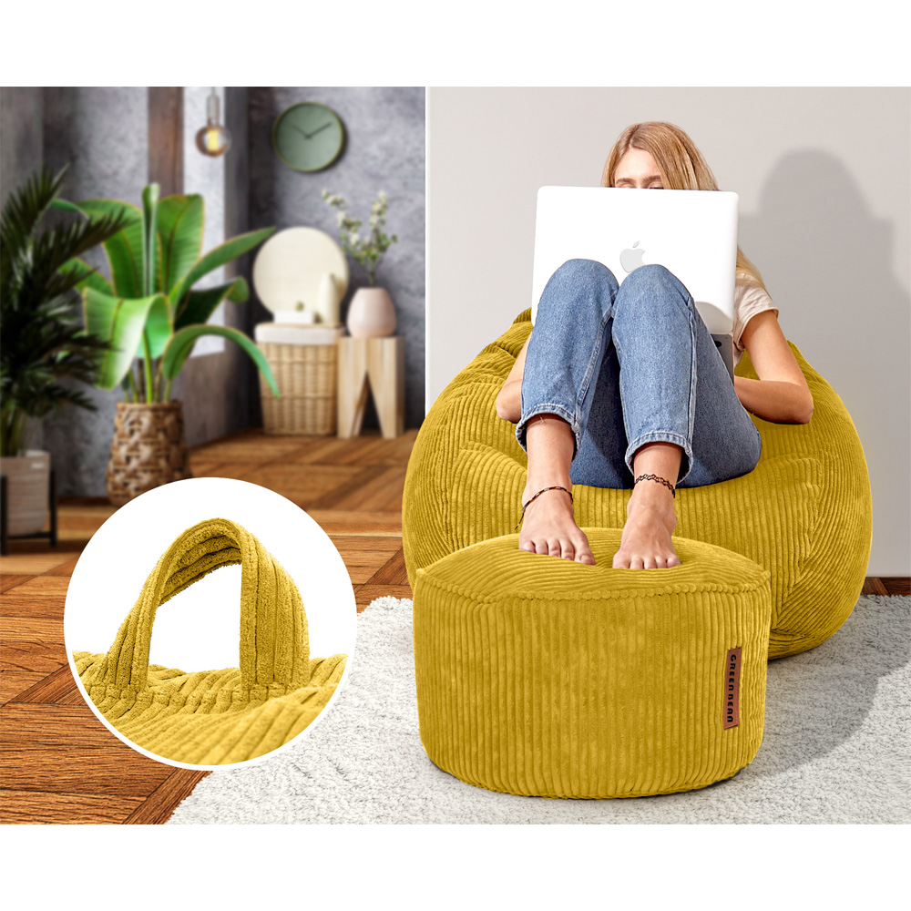 Sėdmaišių Komplektas Scoop Indoor ir Pufas Cord - Image 5