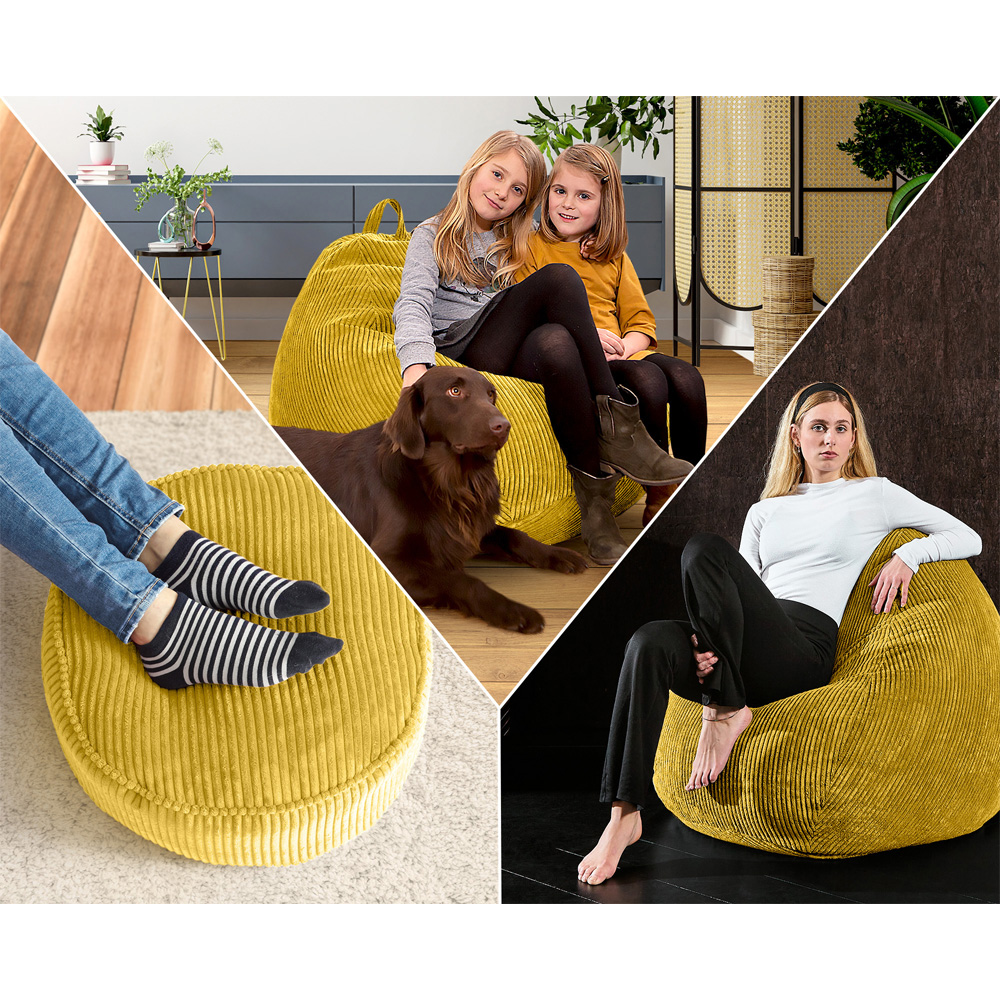 Sėdmaišių Komplektas Scoop Indoor ir Pufas Cord - Image 6