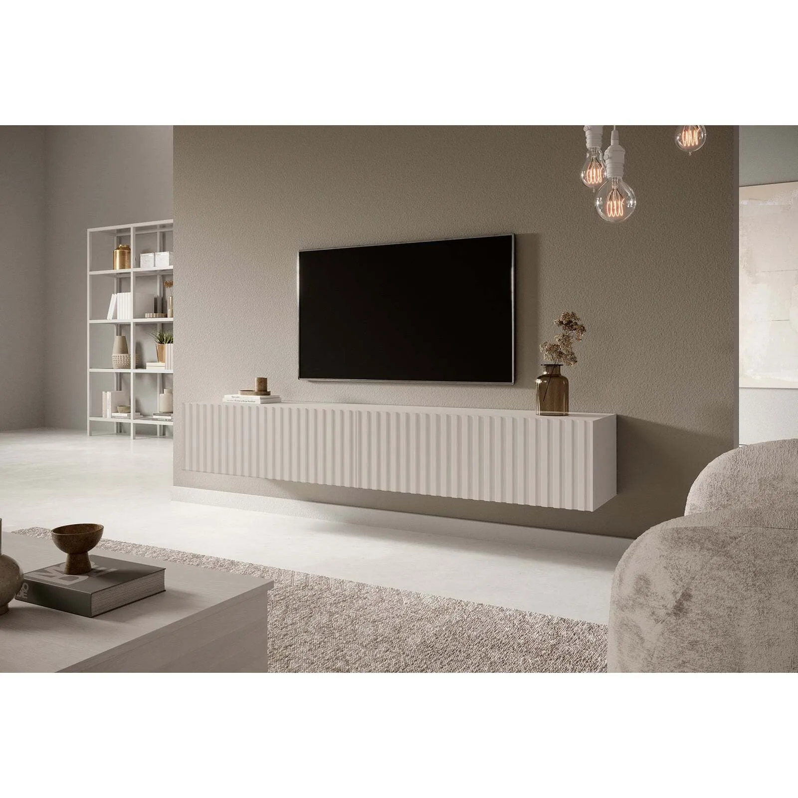 TV spintelė Telire, pilkai smėlinė - Image 3