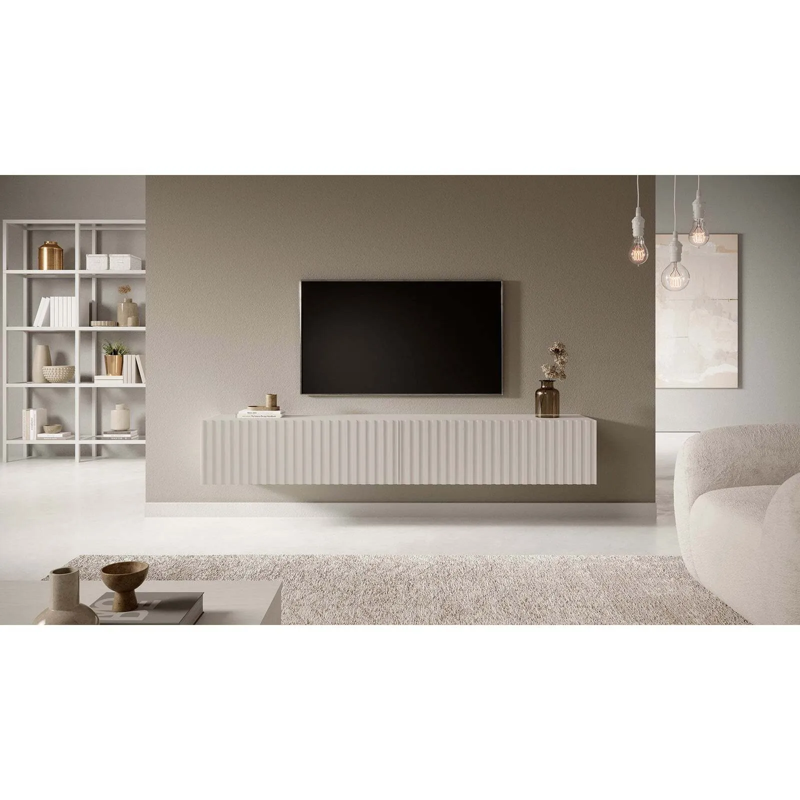TV spintelė Telire, pilkai smėlinė - Image 7