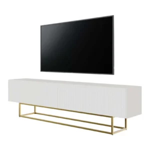 TV spintelė Veldio, balta
