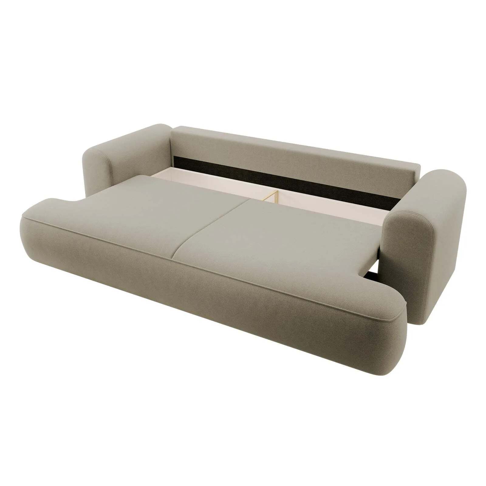 Trivietė sofa Ovo, smėlinė - Image 6