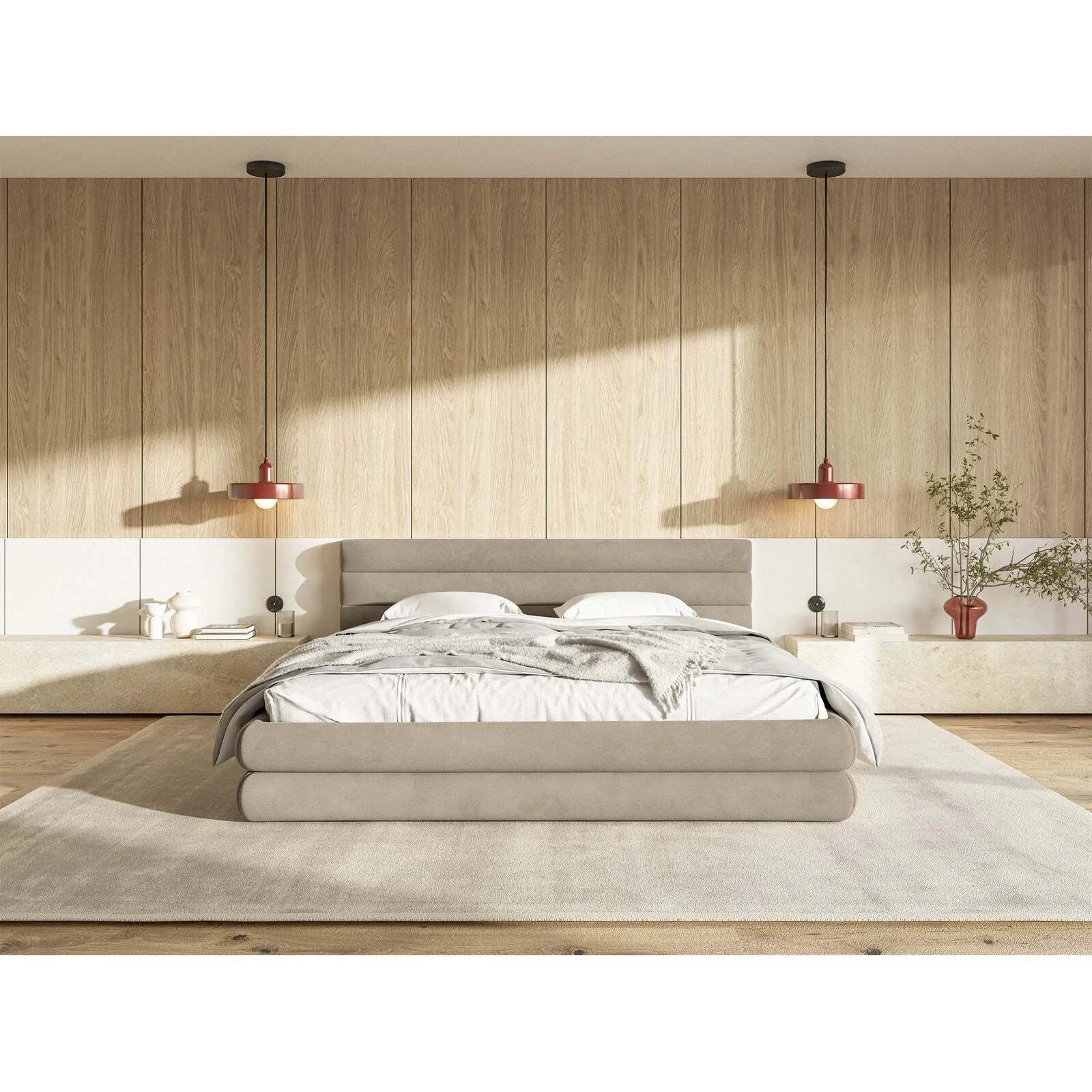 Lova Alegre, pilkai smėlinė, 160x200 cm - Image 4