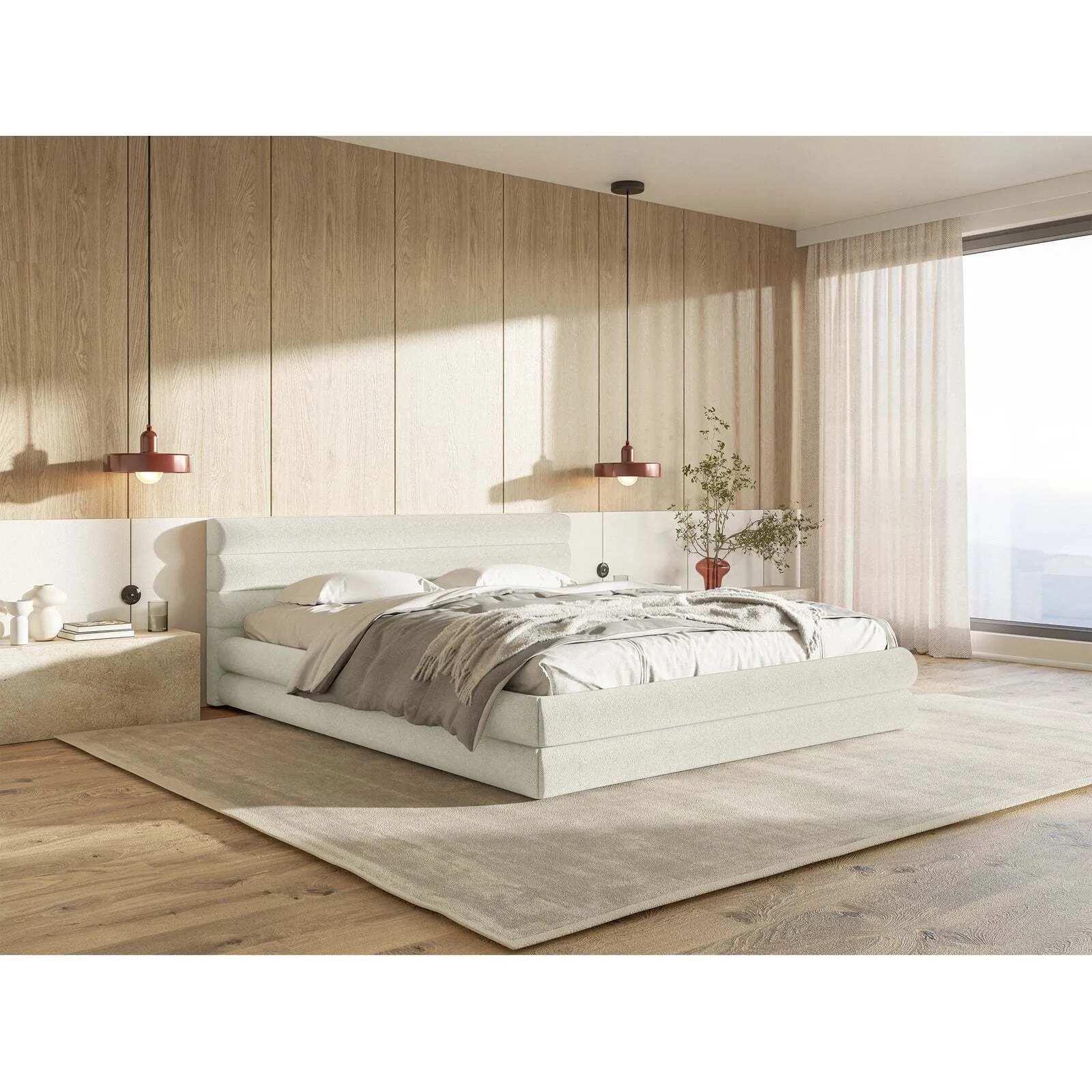 Lova Alegre, kreminė, 180x200 cm - Image 2