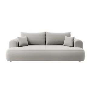 Trivietė sofa Ovo, pilka
