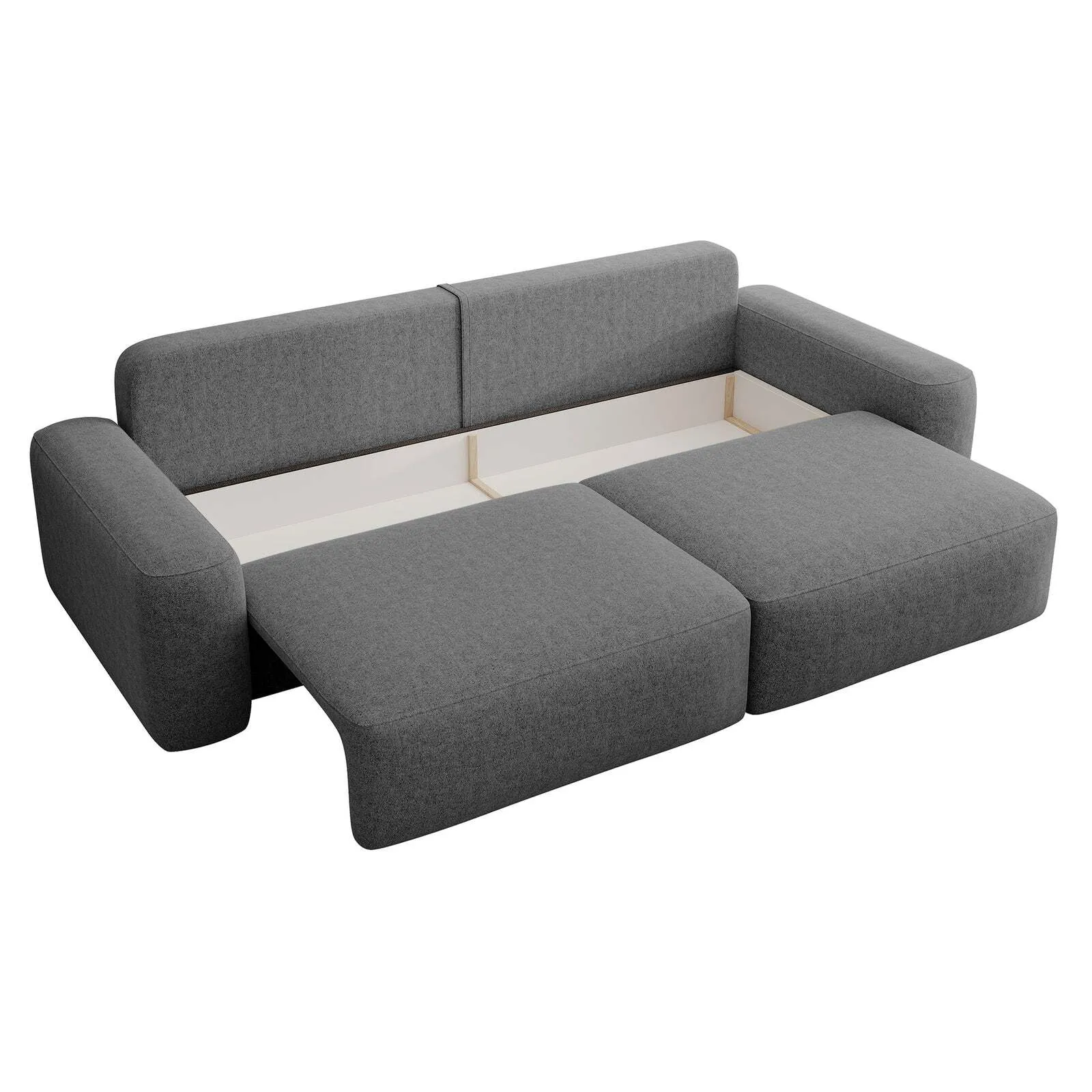 Trivietė sofa Carnos, tamsiai pilka - Image 7