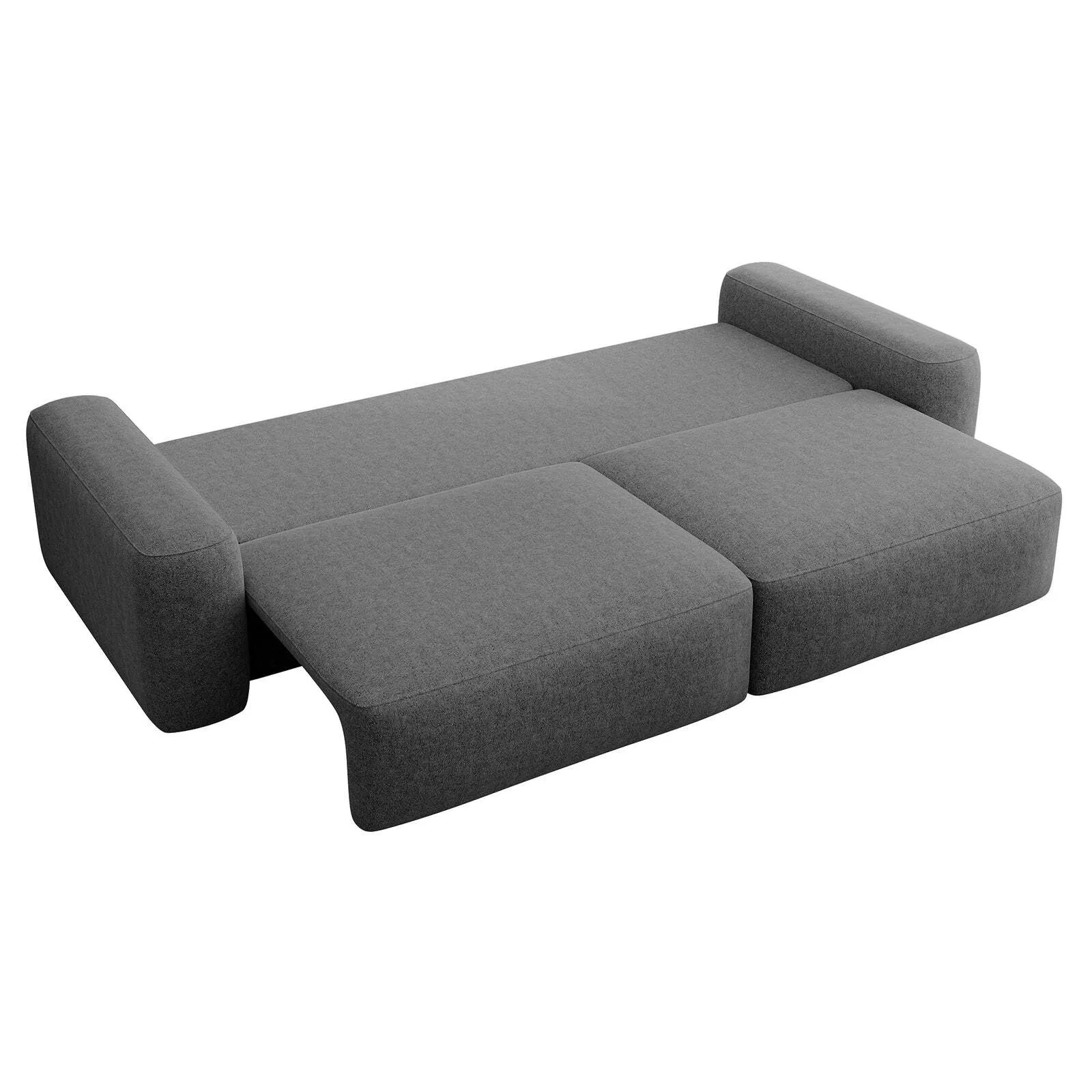 Trivietė sofa Carnos, tamsiai pilka - Image 6