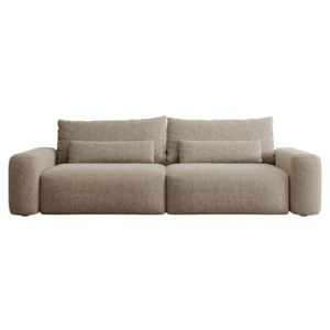 Trivietė sofa Carnos, šviesiai ruda