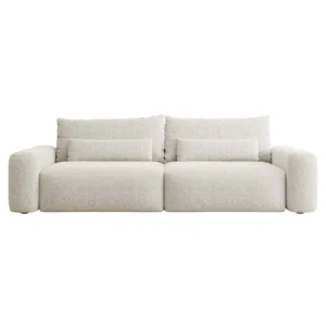 Trivietė sofa Carnos, kreminė