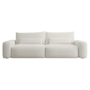 Trivietė sofa Carnos, kreminė