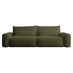 Trivietė sofa Carnos, alyvuogių spalvos