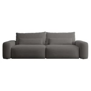 Trivietė sofa Carnos, tamsiai pilka
