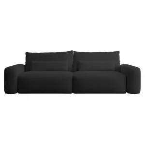 Trivietė sofa Carnos, juoda