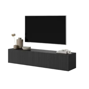 TV spintelė Veldio, juoda