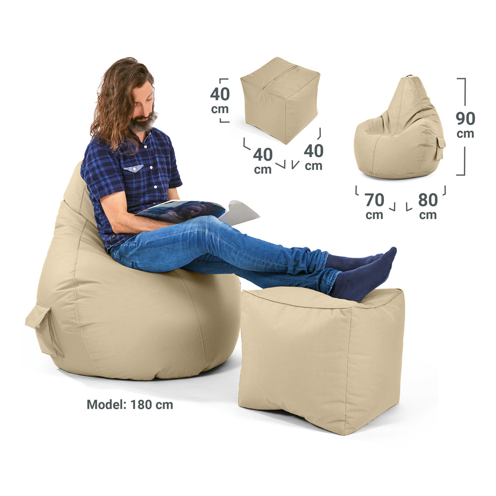 Lauko Sėdmaišių Komplektas Cozy ir Cube - Image 5