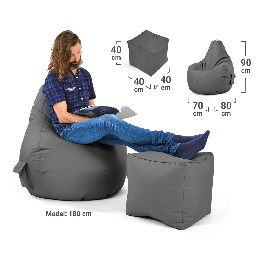 Lauko Sėdmaišių Komplektas Cozy ir Cube - Image 5