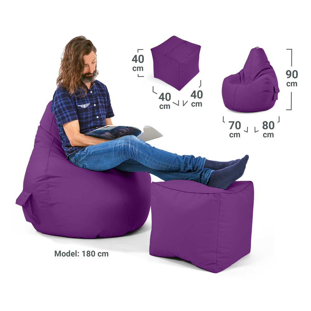 Lauko Sėdmaišių Komplektas Cozy ir Cube - Image 5