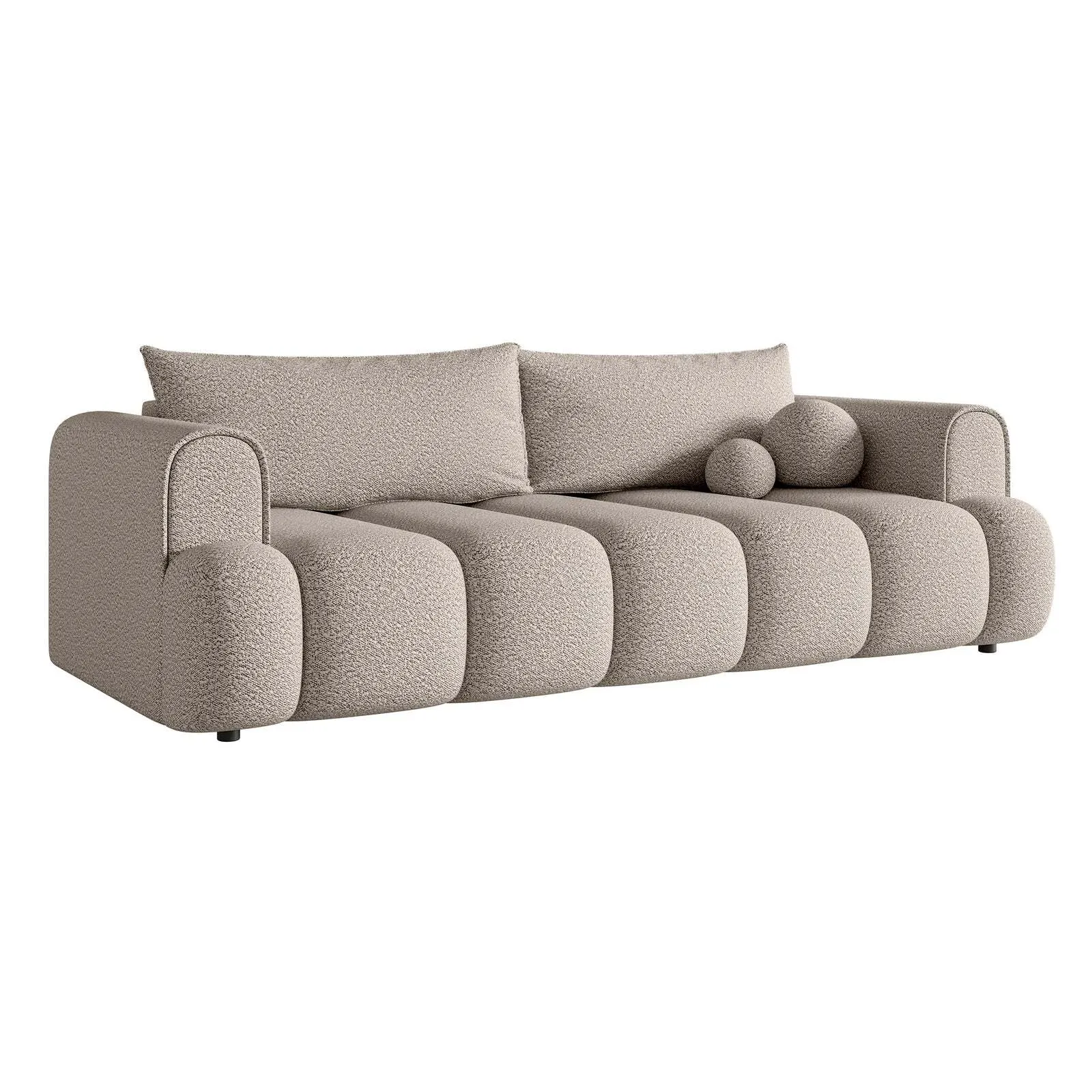Trivietė sofa Dandelino, šviesiai smėlinė - Image 4