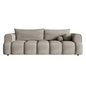 Trivietė sofa Dandelino, pilka