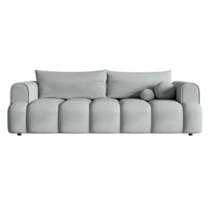 Trivietė sofa Dandelino, šviesiai pilka