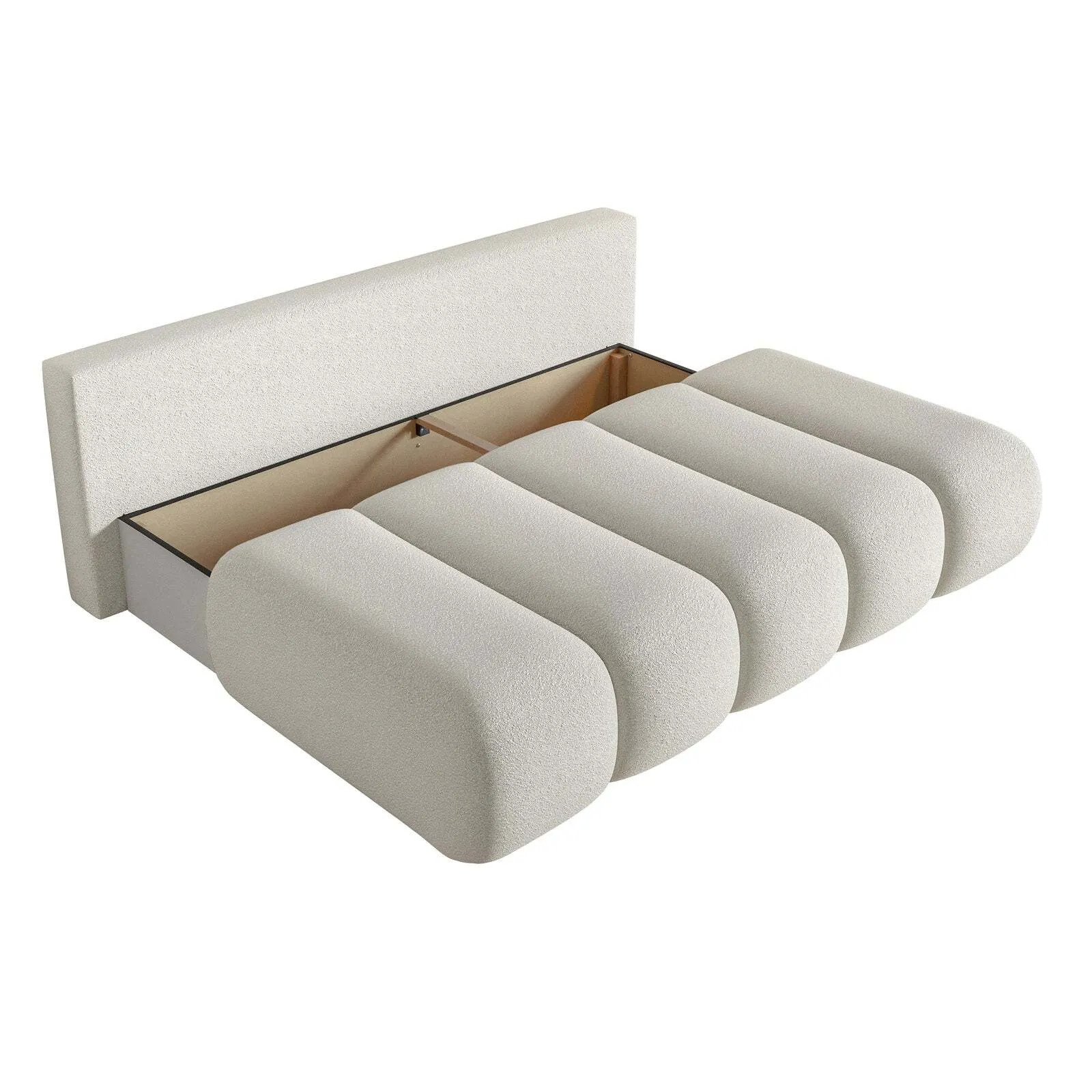 Trivietė sofa Dandelino Mini, šviesiai smėlinė - Image 7