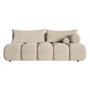 Trivietė sofa Dandelino Mini, šviesiai smėlinė