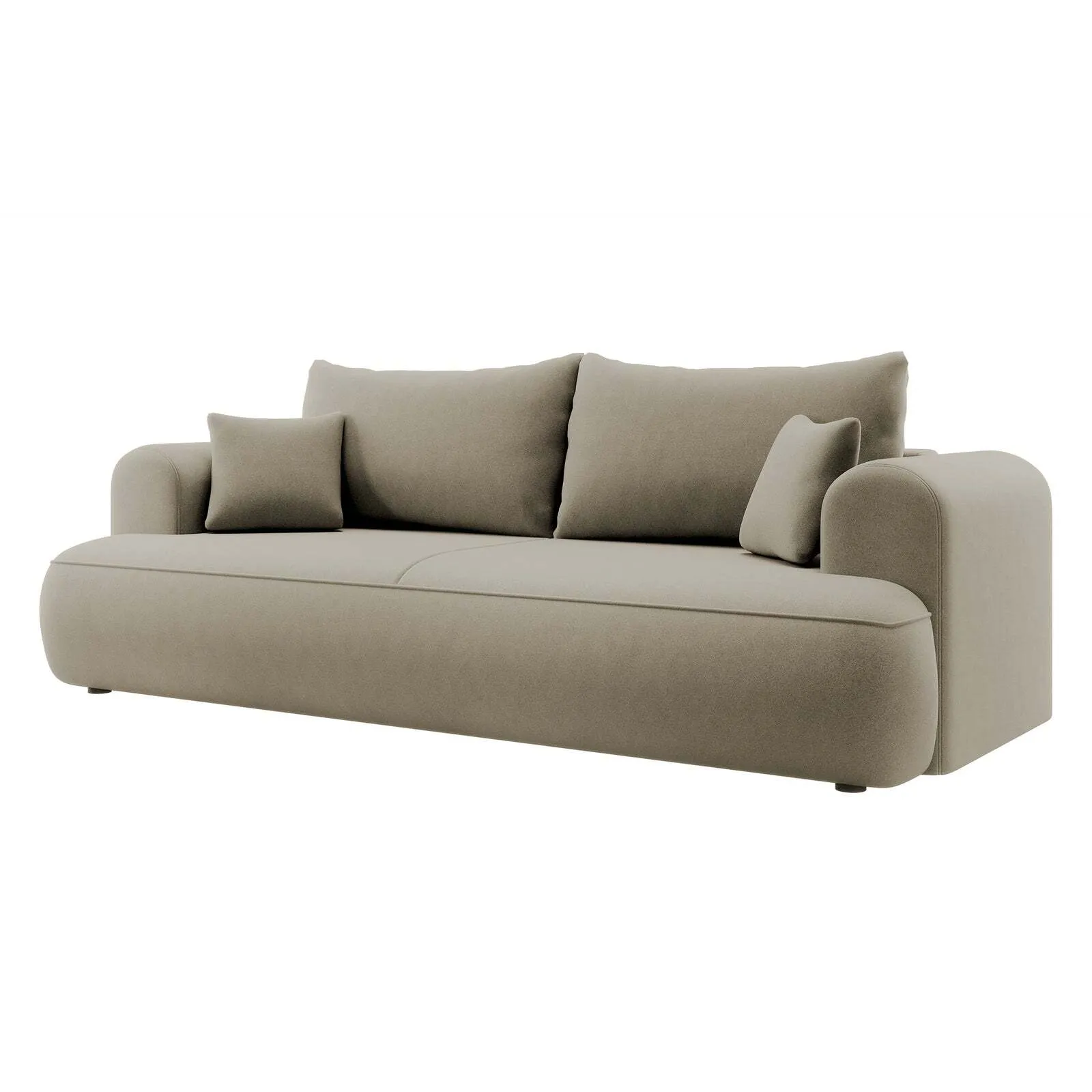 Trivietė sofa Ovo, smėlinė - Image 4