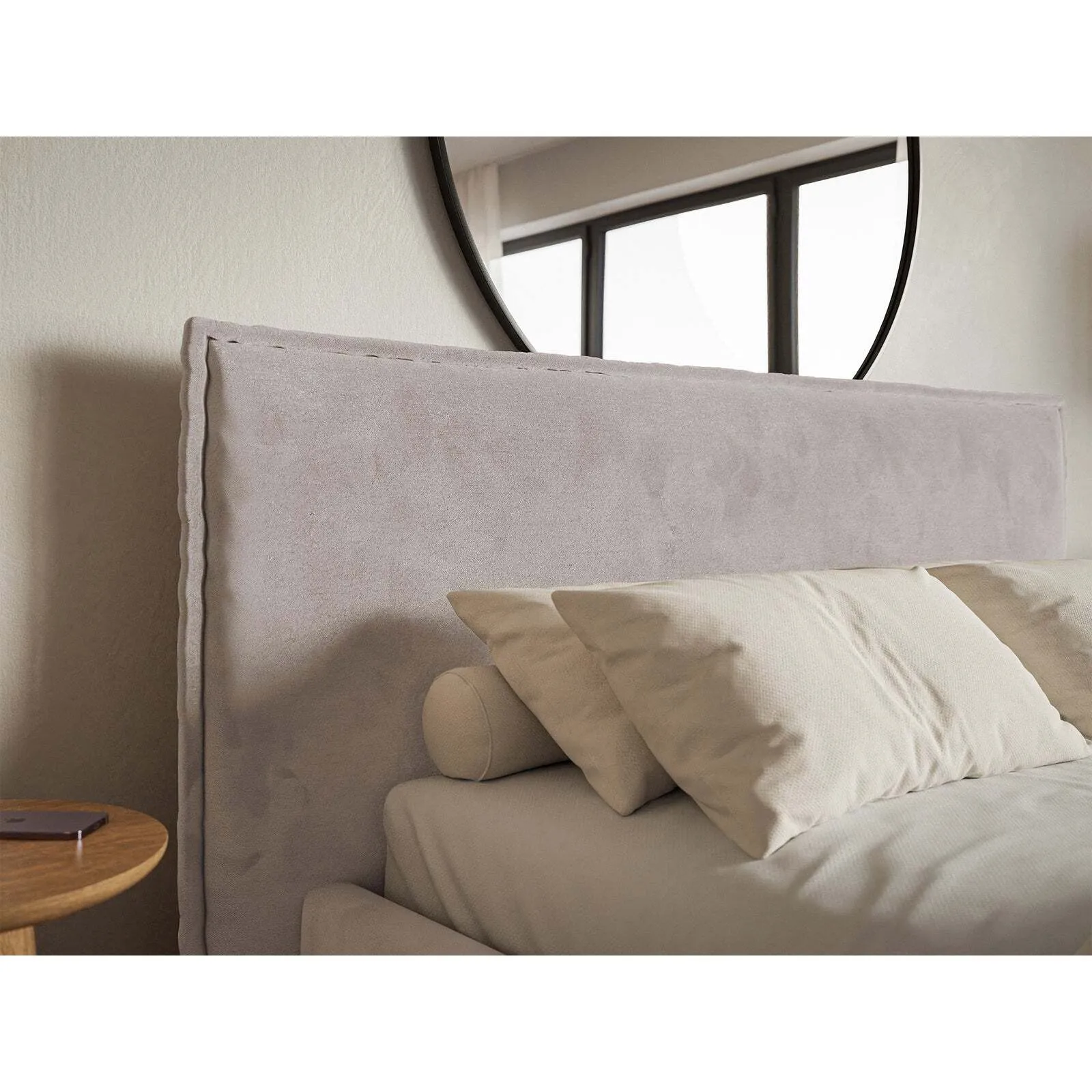 Lova Softie, pilkai ruda, 160x200 cm - Image 4